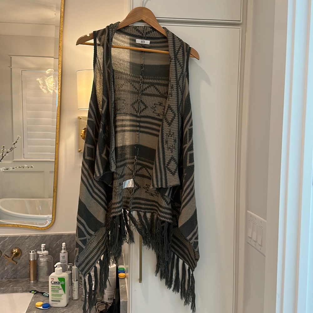 Fringe cardigan